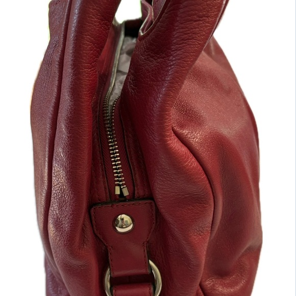 Coach Madison Sophia Satchel (or similar carryall) red leather (like new) - Picture 10 of 10